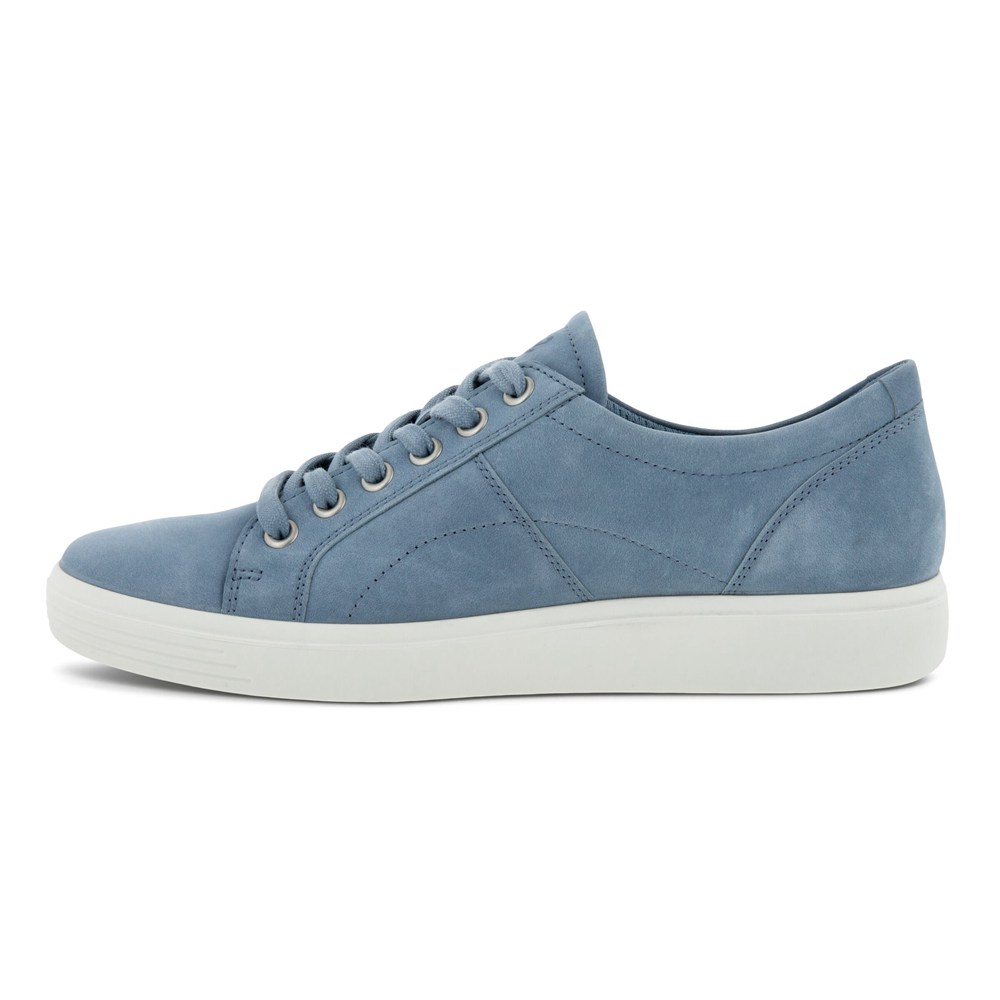 ECCO Womens Sneakers Blue - Soft Classic - QCG-784295